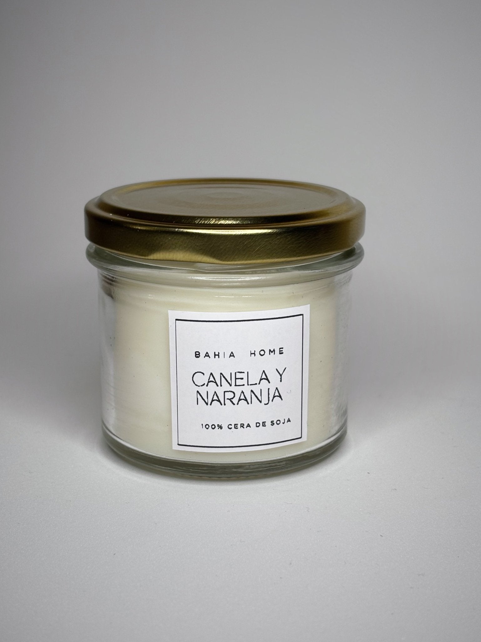 VELA AROMATICA - “CANELA Y NARANJA” - BAHIA HOME