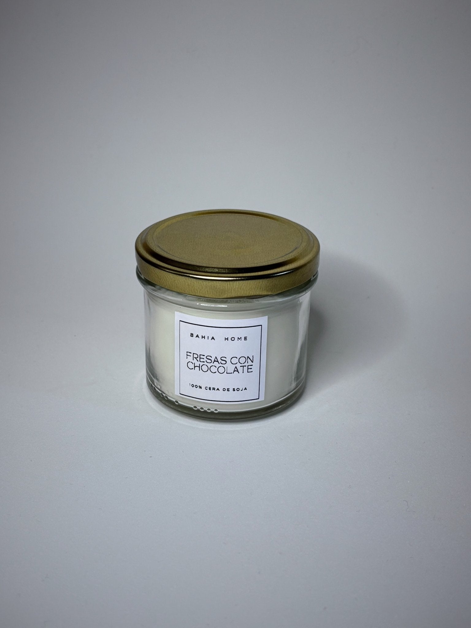VELA AROMATICA - “FRESAS CON CHOCOLATE” - BAHIA HOME
