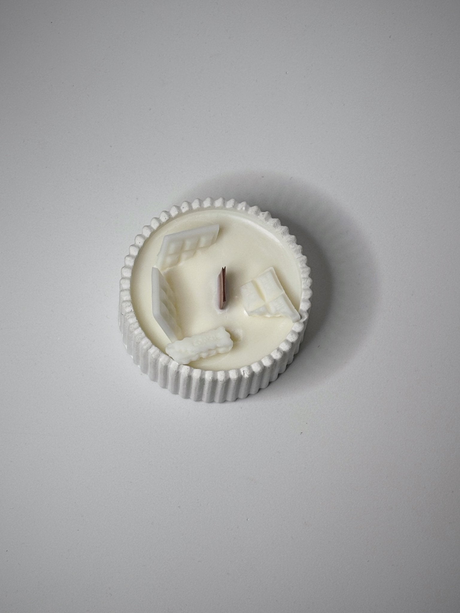 Vela Aromática Leche Caliente – Mecha de Madera Natural - BAHIA HOME